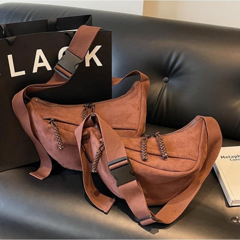 Mode Wildleder Knödelbeutel große Kapazität Damen neue lässige Schulter Umhängetasche Textur vielseitig Pendler Tasche