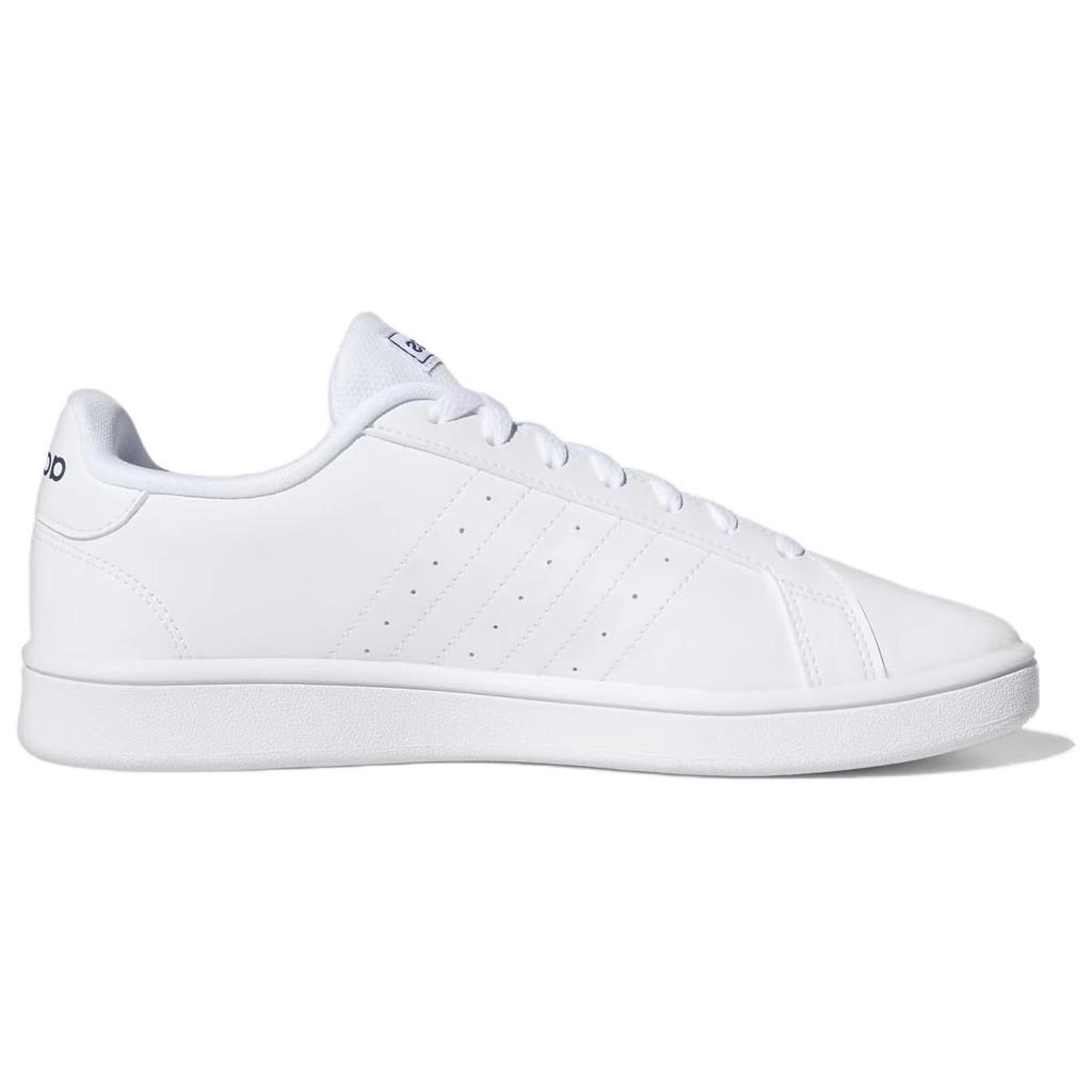 Adidas Grand Court Base White Black Unisex Sneakers Cloud-White Core-Black Dark-Blue EE7904