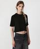 EAN JO Half Sleeve Knit Top (Black)