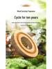 Solar-Powered Rotating Car Essential Oil Air Freshener Ornament