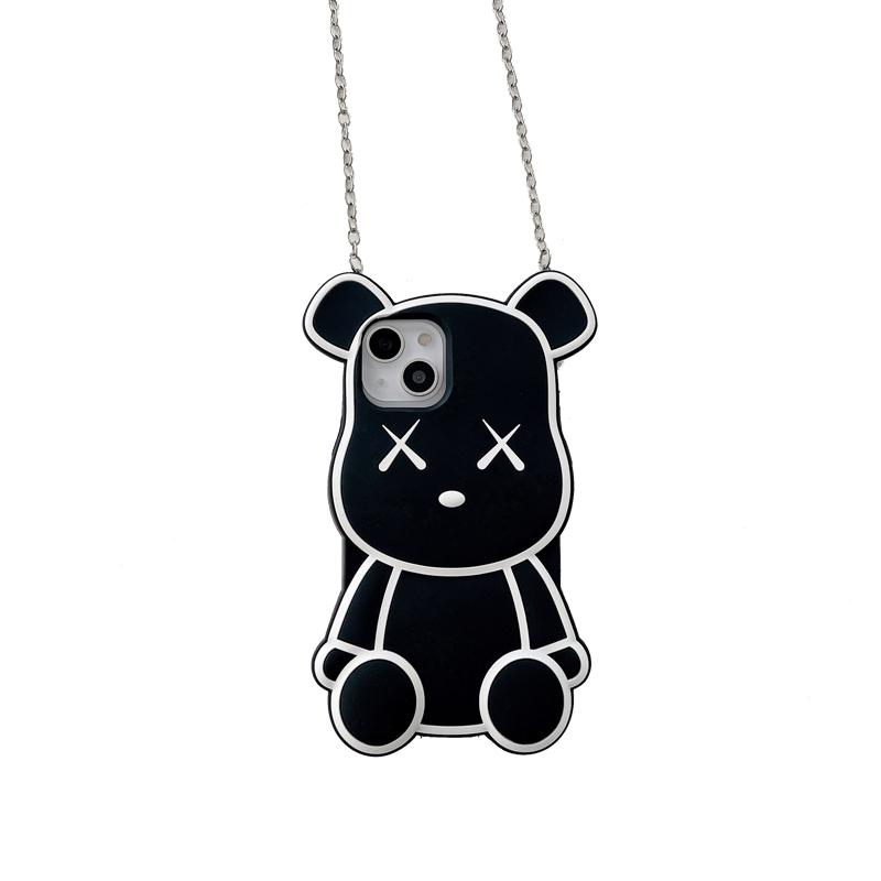 Fundas de teléfono de oso lindo para iphone 11 12 13 Pro Max 8/7 6 X XR XS Plus