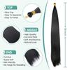 Long Straight Bulk Hair Synthetic 22 Inch Bone Straight Braiding Hair Crochet Braids for Black Woman