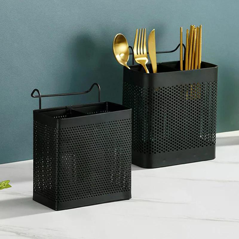 Stainless Steel Utensil Holder For Dish Rack Chopstick Basket Silverware Drying Rack Holder For Dishwasher Utensil Drying Rack