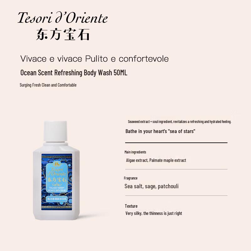 Tesori D'oriente Travel Wash & Care Set (Ocean & Anti-Dandruff)