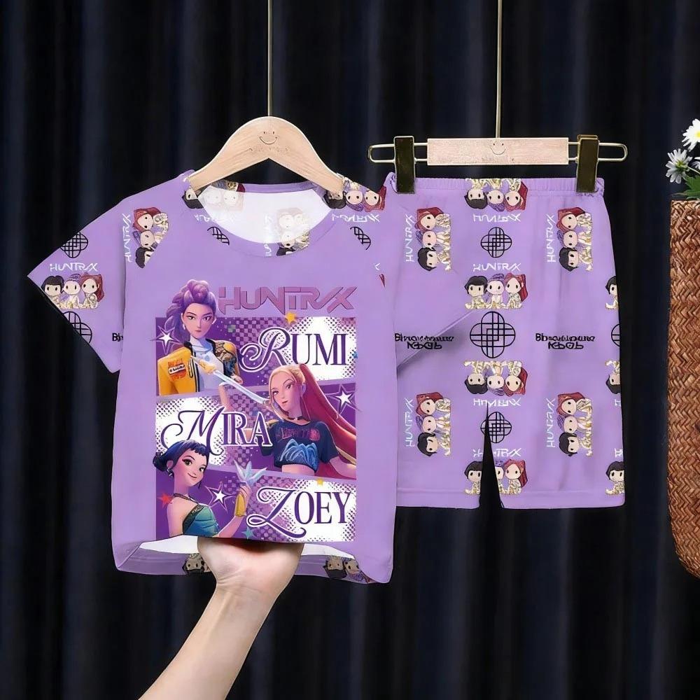 Meisjes Pyjama Set Zomer Kinderen 3 Tot 5, 7, 9, 11, 13 Jaar Kleding Peuter Pyjama Huispak Nachtjapon Casual Kleding