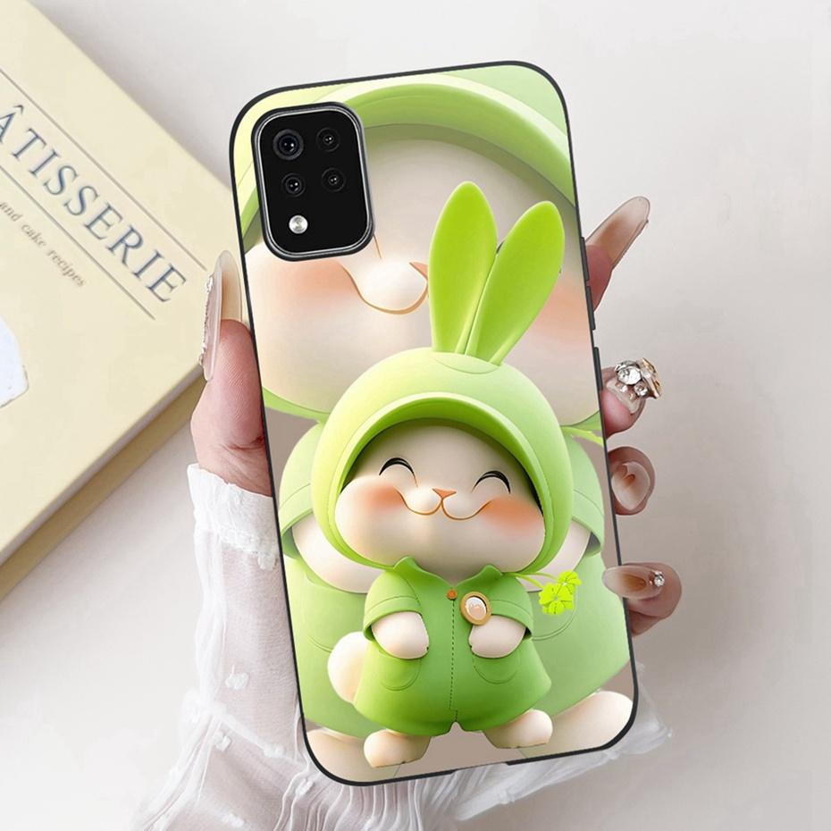 Beautiful Floral Painting Phone Case For LG K42 K52 K62 2020 Black Silicone Soft Cover For LG K62+ K52 (Brazil) Cases Bumpers