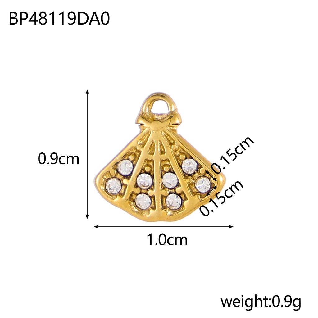 CARLIDANA Delicate Unisex Waterproof Stainless Steel Sun Pendant Moon Charms 18k Gold Color for DIY Jewelry Necklace Jewelry