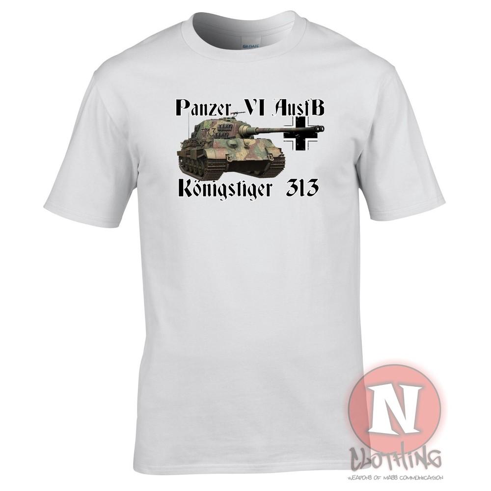 Panzer 6b Konigstiger 313 Tank Ww2 Gerunisex Military TShirt World Of War Tanks S