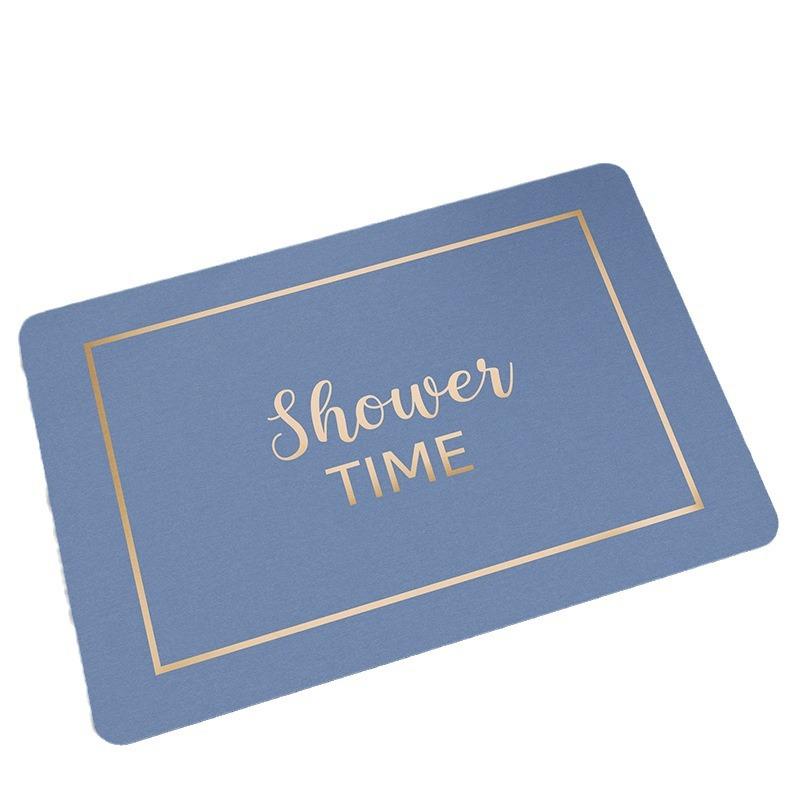 Nordic Diatom Mud Mat Bathroom Moisture-wicking Non-slip Mat Home Toilet Entry Toilet Door Quick Drying Mat Durable