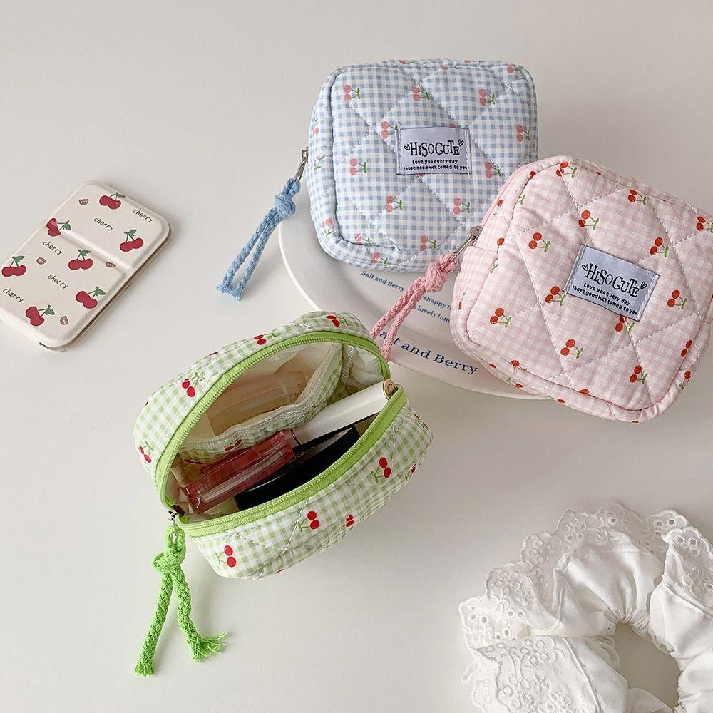 Large Capacity Mini Coin Purse Square Lipstick Pouch New Sanitary Napkin Storage Bag