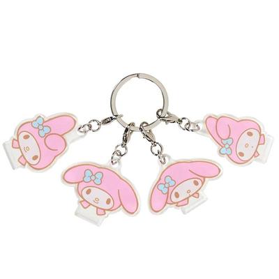 Sanrio My Melody 4-Piece Acrylic Key Chain ( Face ) NEW Sanrio Characters