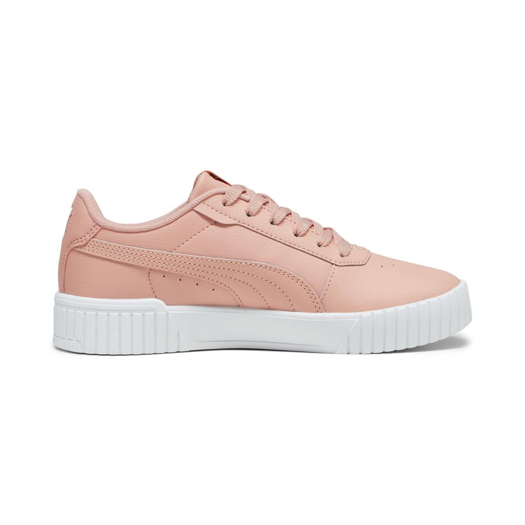 Puma Carina Platform 2024 Poppy PUMA Beyaz 2.0 Spor Ayakkabı, 385849, İlkbahar/Yaz Renkleri Pembe/Puma Altın/Mat, Altın/Puma (17)