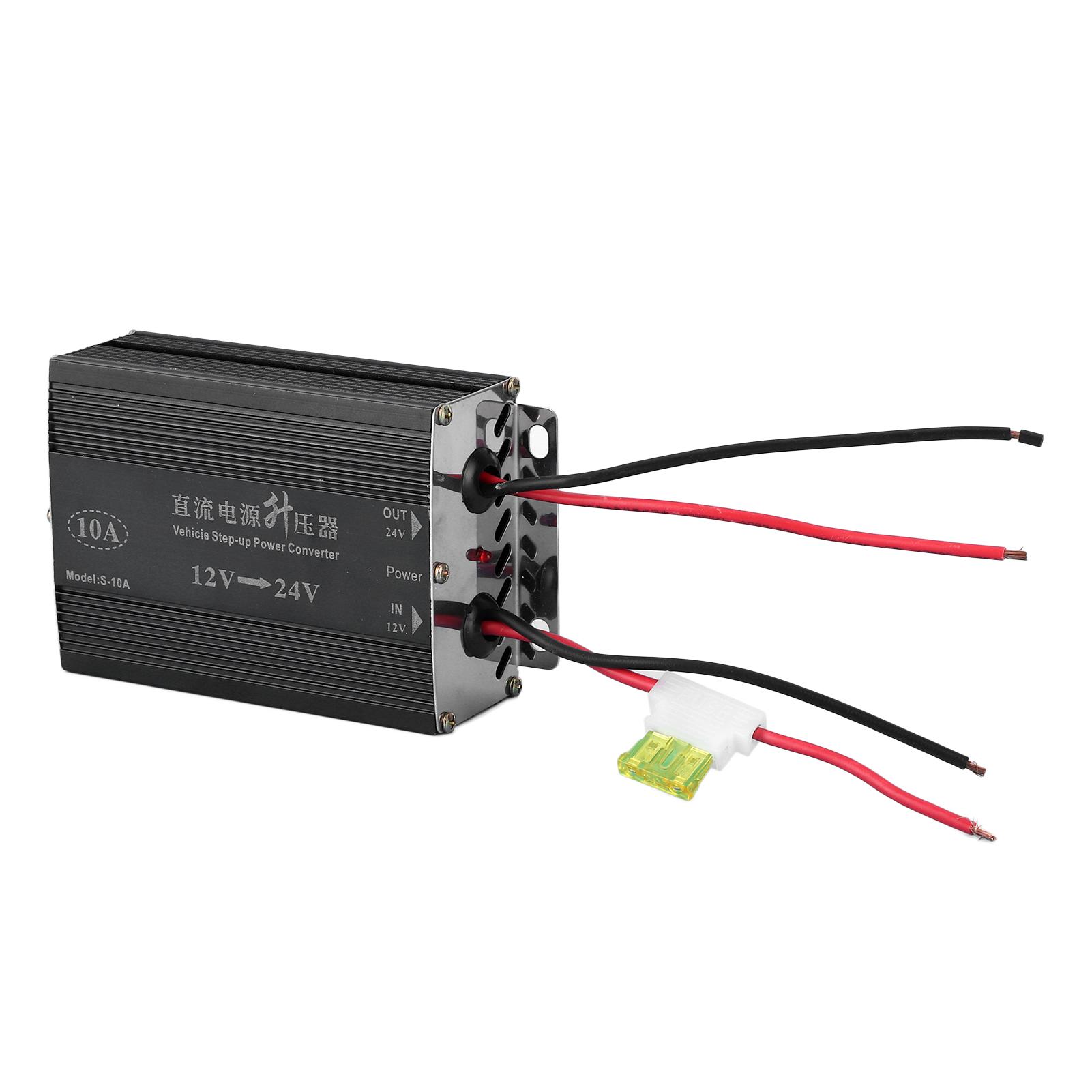 

10A 12V to 24V Voltage Boost Converter Car Step Up Transformer for Audio Navigation Modification