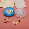 Adesivi Decorativi Lettere Alfabeto Numeri 2-9mm Riempitivo Resina Epossidica Oro Argento Per Stampi in Silicone Fai da Te Riempimenti per Artigianato