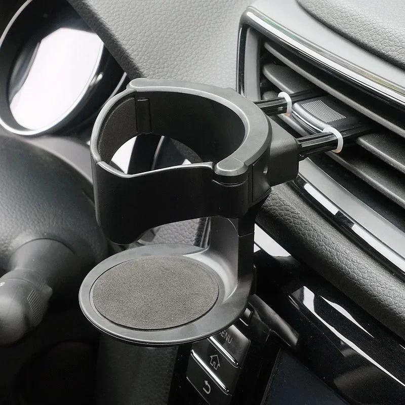 Car Air Vent Drink Cup Holder Universal Fit for Water Bottles and Cans with Headrest Hook Storage Organizer for Vehicles
