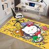 Office Rug Hello Kitty, Party Anti-Slip Rug, Machine Washable for Living Room, Bedroom, Office, Multiple Sizes, Bedroom Mat, Decorative Mat, Durable M