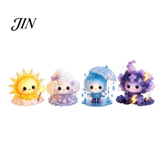 Beading Projects for Beginners Glowing Fantasy Spirits DIY Bead Kit, 3D Mini Elf Craft Set, Handmade Art Unique Gift Ideas Ornament with Instruction,