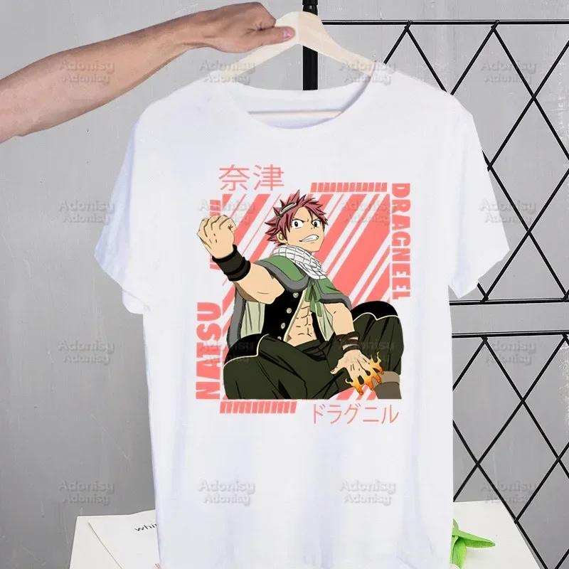 Fairy Tail Guild Men's T-shirts Funny Hip Hop Summer Women Men Tshirts Ulzzang Harajuku Cartoon Anime Natsu Zodiac T-Shirt Shirt