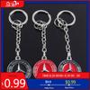 GLC GLB Car Key Sticker Auto Control Keychain Badge Accessories For Mercedes Benz AMG A B G Class GLA CLA GLC W203 W206 W220 W2