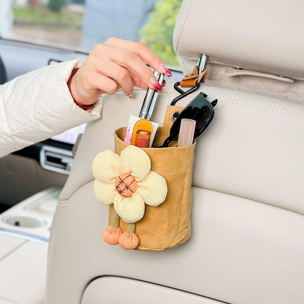 Multi-function Car Cup Holder Hanging Car Storage Box Auto Drink Rack  Car Interior Accessories