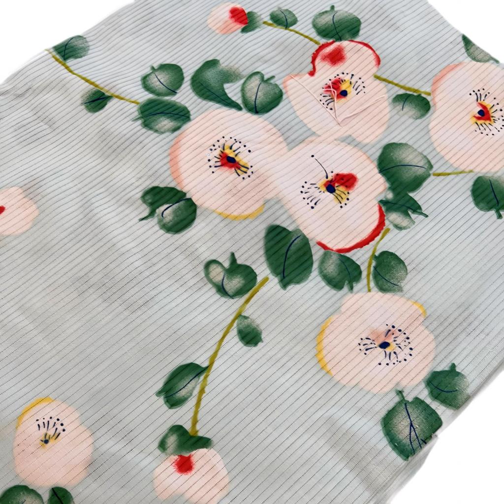 Single Made in Classic Fruit Fits Adults 155cm 170cm Blue "Soshite Yume" Women's Yukata, Item, Japan, Design, High-Quality, - (Light Floral)