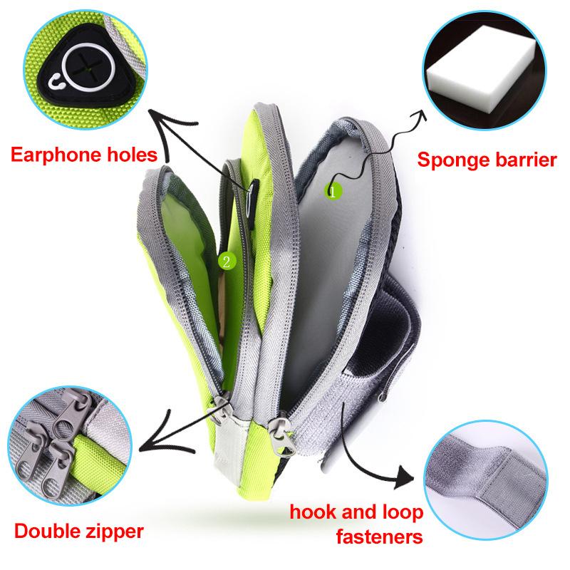 Mobile Phone Bag Armbands MP3/MP4 Bags Sleeve Bags Cell Phone Accessories Woman Mobile Bracelet For Running Accessories Hand Bag 6