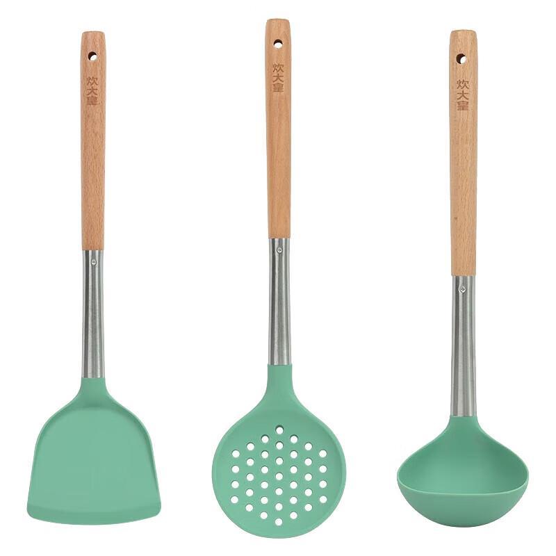 

COOKER KING Colorful Silicone 3-Piece Utensil Set