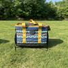 Multifunctional Foldable Metal Stand for Camping Outdoor Storage Box Cooler Ice Box Iron Bracket Shelves