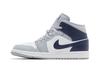 Jordan 1 Mid Wolf Grey Midnight Navy