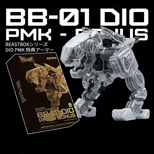 52TOYS BEASTBOX BB 01 DIO PMK [Dio Plastic Model Kit] Bonus Armor Included Ver. Non-Scale ABS & POM Assembled Plastic Model