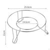 Robuster Dampfgarer aus Edelstahl für einfaches Kochen und Camping