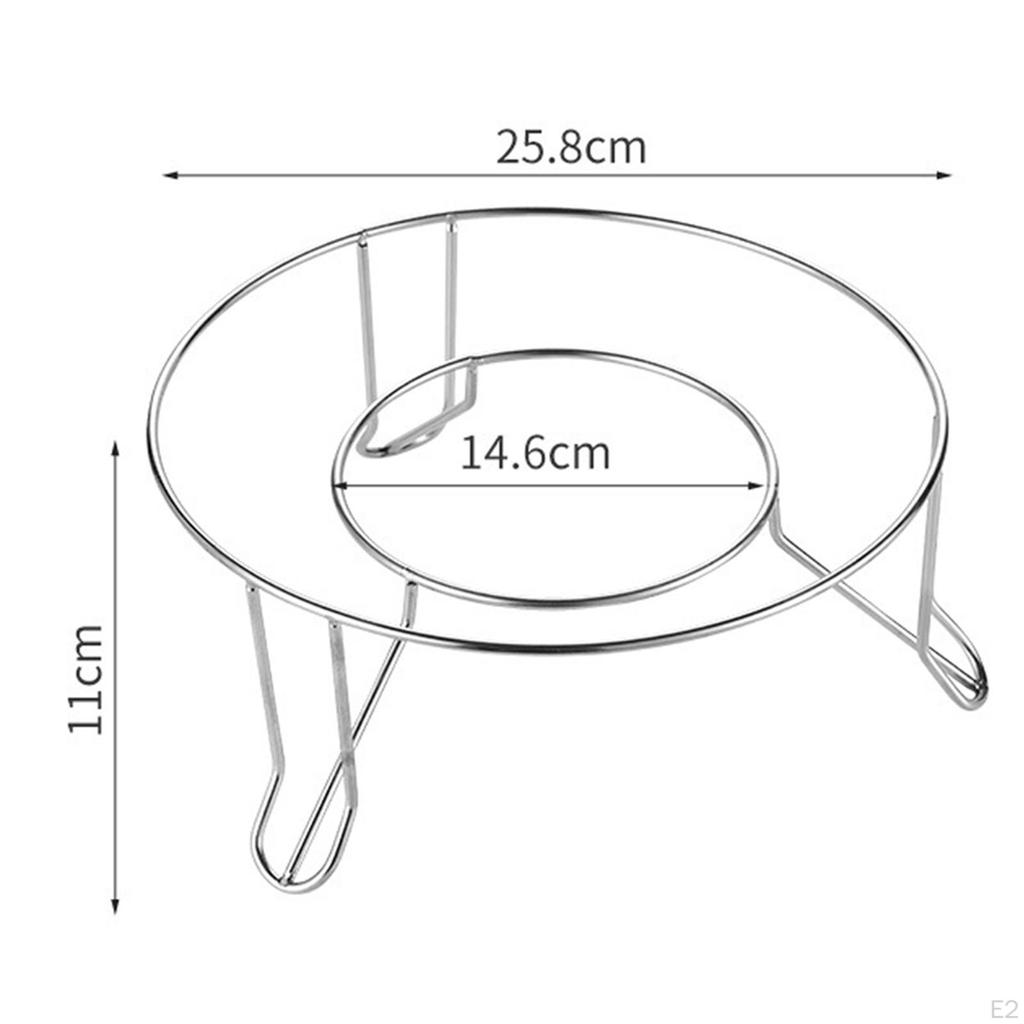 Robuster Dampfgarer aus Edelstahl für einfaches Kochen und Camping