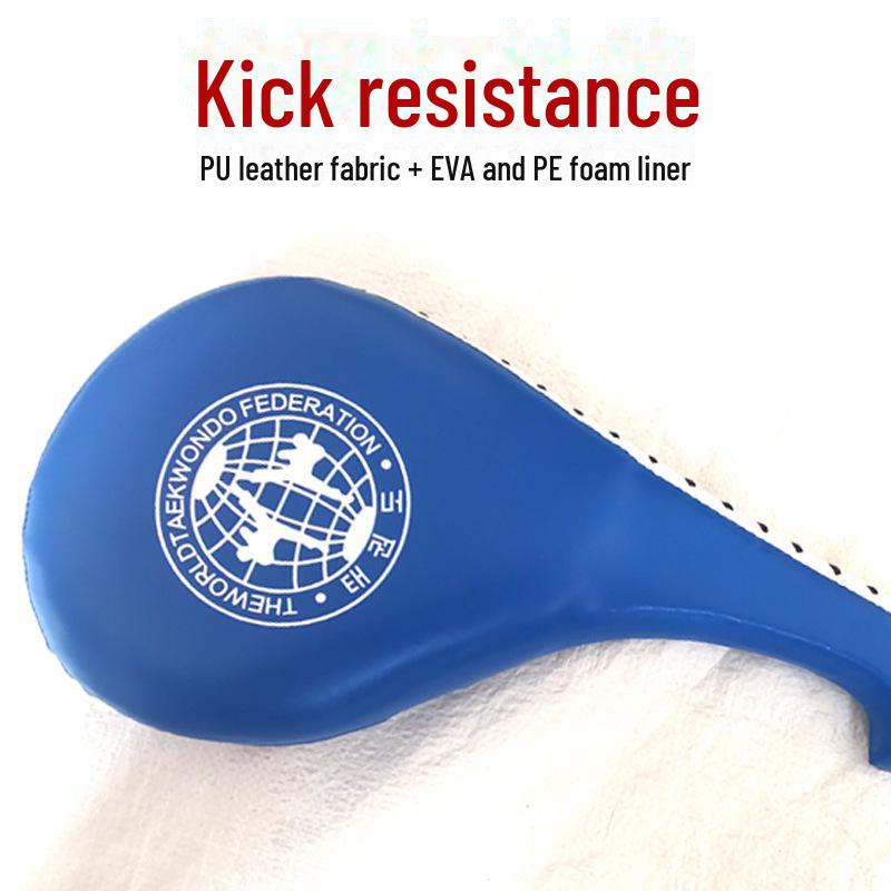 Taekwondo PU Handheld Target - Children's & Adult Kicking Pad for Fitness Training