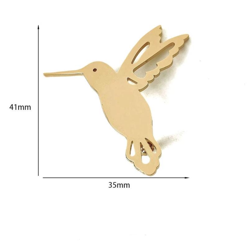 Hummingbird Women'S Brooch Lapel Pins Alloy Animal Bird Metal Pins Backpack Badges Jewelry Valentine Gift