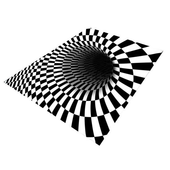 

3D Optical Illusion Floor Mat Non-Slip Stable Design Water Absorbent Floor MatStunning Burrow Visual Effect Rug Living Room Bedroom Decor 40cm A