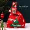 Świąteczne Torby na Prezenty Świąteczne Worki Świętego Mikołaja Opakowanie Dzianinowa Torba do Przechowywania Wesołych Świąt Torba na Cukierki dla Dzieci Dekoracja Domu Dekoracja Świąteczna