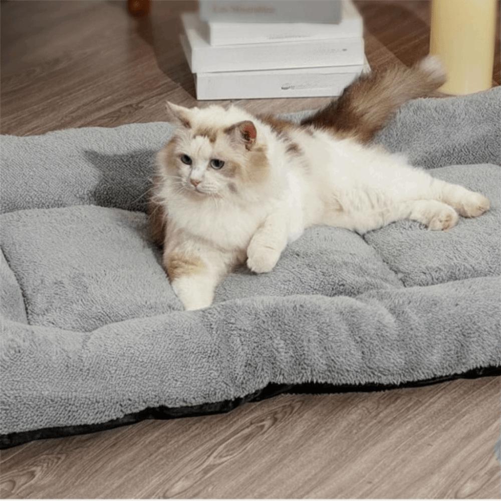 Cat Cushion Pillow Warm Dog Bed Mat Surrounding Style Super Soft Thickened Pet Mat Non-slip Comfortable Cat Cage Mattress Home