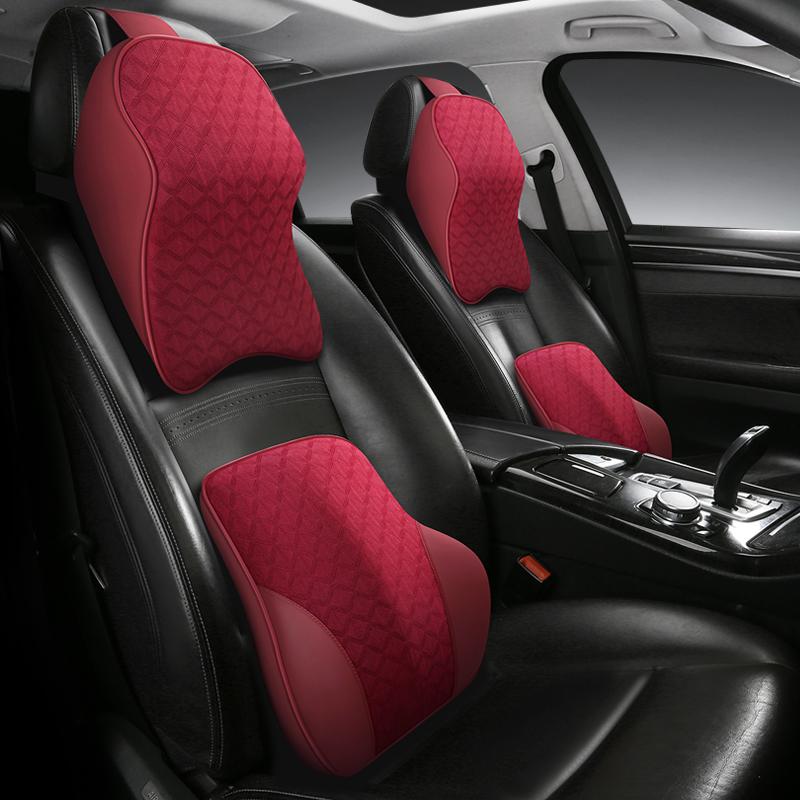 Auto Kissen Lordosenstütze Kissen Büro Stuhl Low Back Pain Kissen Memory Foam Haltung Korrektur Auto Produkt Sitz