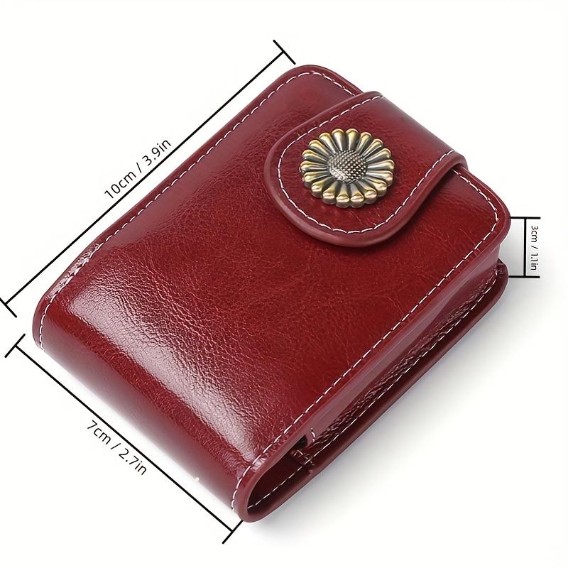 Mini Makeup Bag Portable Cosmetic Case with Mirror Lipstick Compartment PU Leather Small Korean Style Fashion Travel Organizer