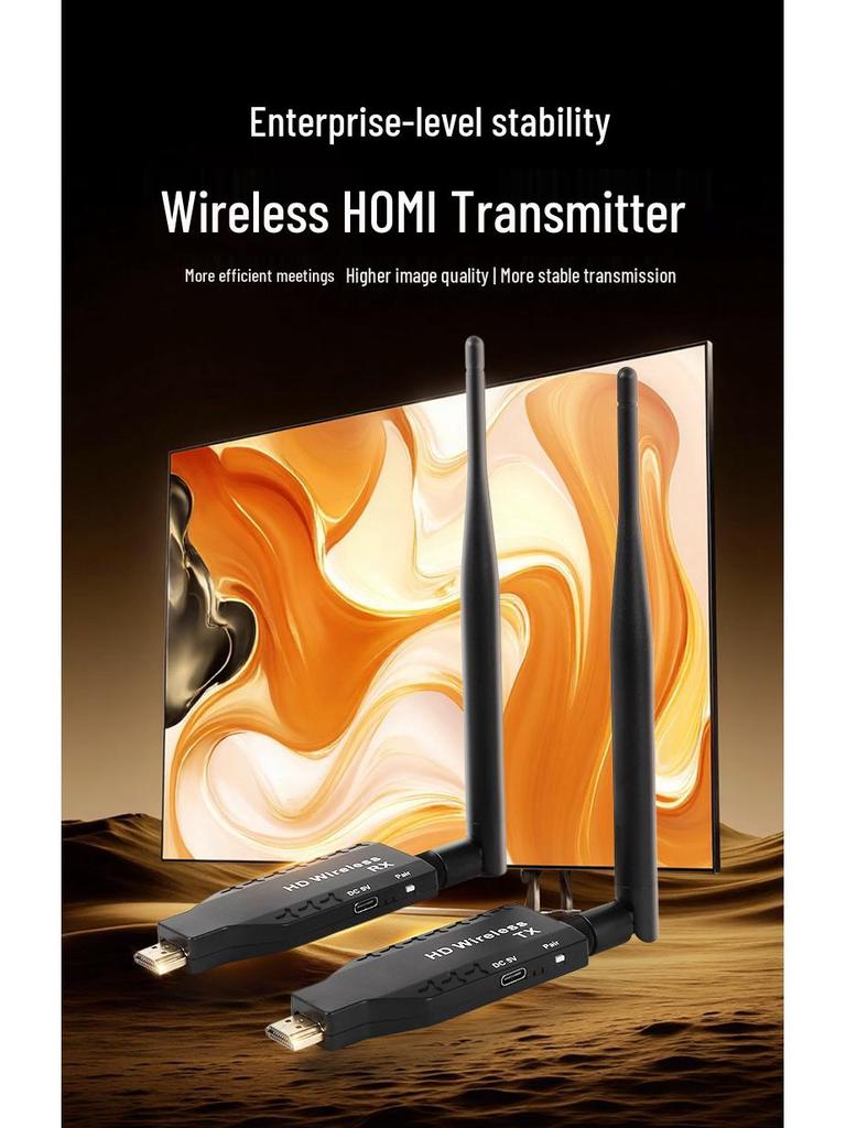 HDMI Wireless Extender: 50m One-to-Many Screen Mirroring Transmitter