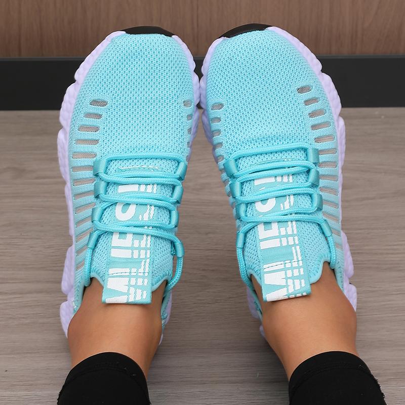 Women's Platform Sports Shoes with Fashionable Trendy Design Breathable Comfortable Shoes Outdoor Hiking  Walking Casual Shoes