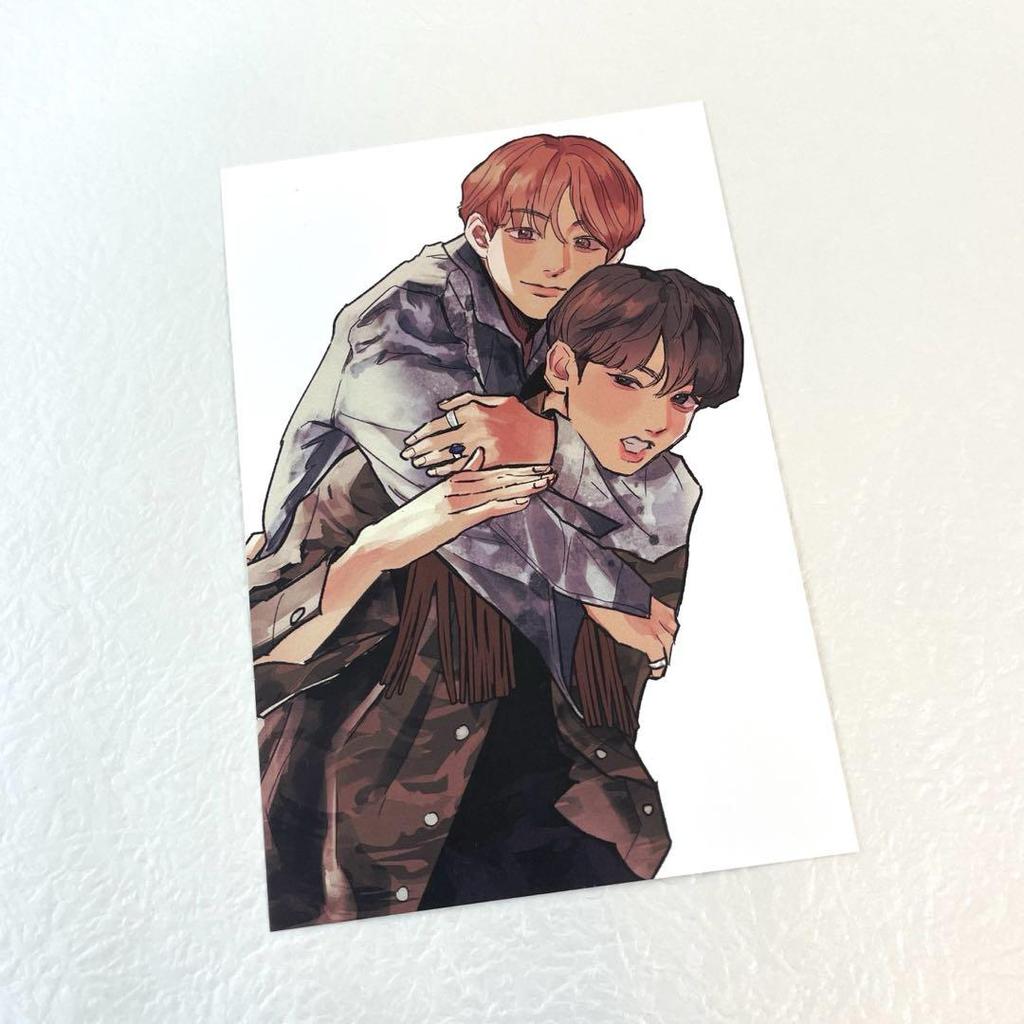 [USED] BTS Jungkook V Korean Cafe Event MAGICSHOP Bonus Set