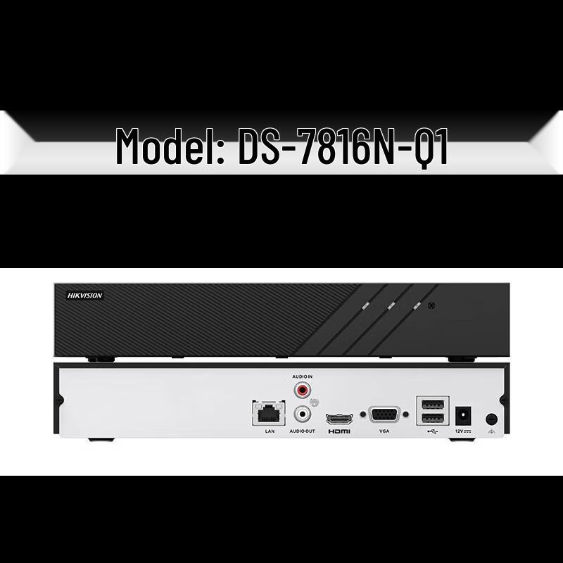 

Hikvision DS-7816N-Q1 16-Channel 6MP Network Video Recorder