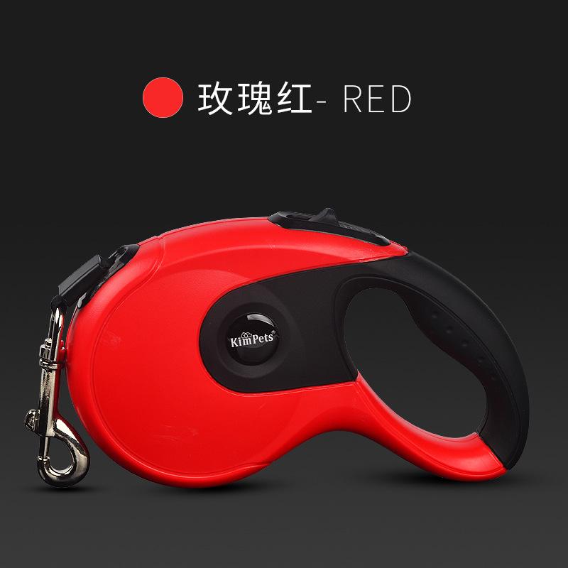 

Автоматический телескопический поводок для домашних животных, телескопические товары для домашних животных, светоотражающий поводок для выгула собак small (3 meters) розы красного