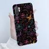 For Samsung Galaxy Note 10 Plus N970F N975F Phone Case Butterfly Flower Girl Design Soft Silicone TPU Back Housing Note10 Covers