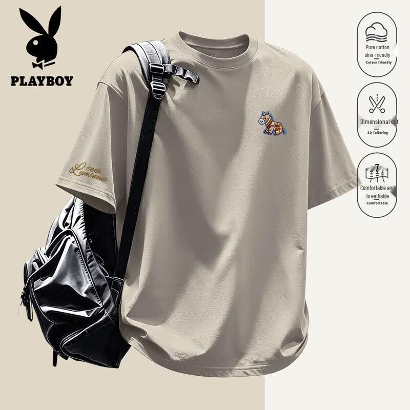 PLAYBOY Men s Cotton Short Sleeve T-Shirt 3XL