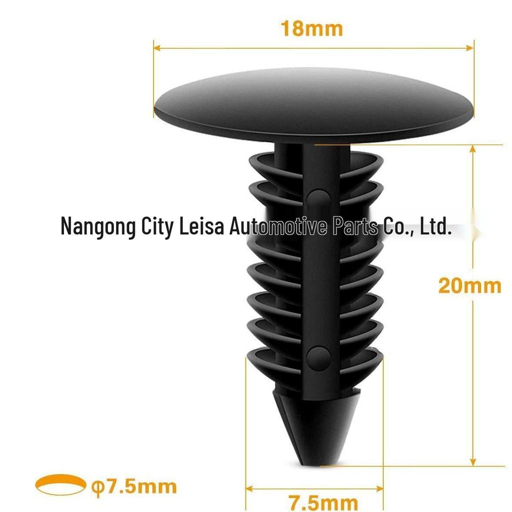 60PCS Nylon Barbed Rivets for Jeep Chrysler Models 68039280AA 6030441