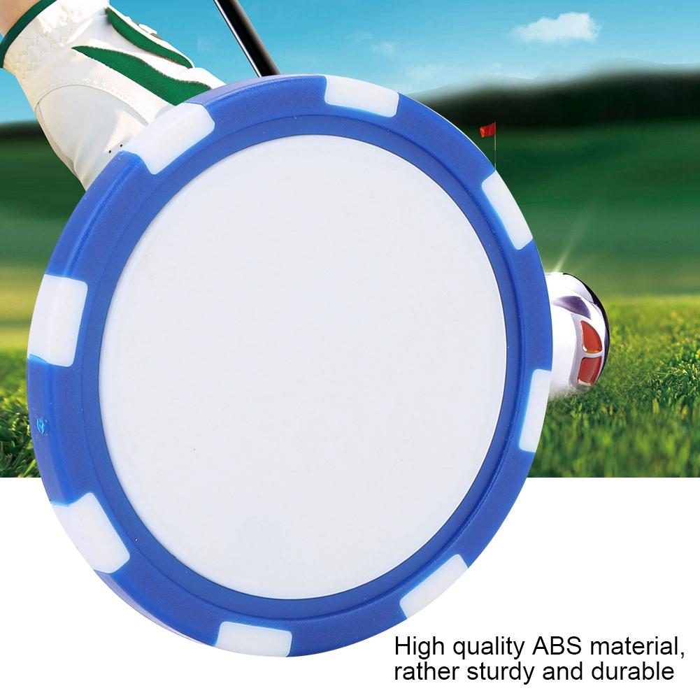 Lightweight Golf Marker Level Ball Marker Durable ABS Golf Poker Chip Golfer Gift Blue