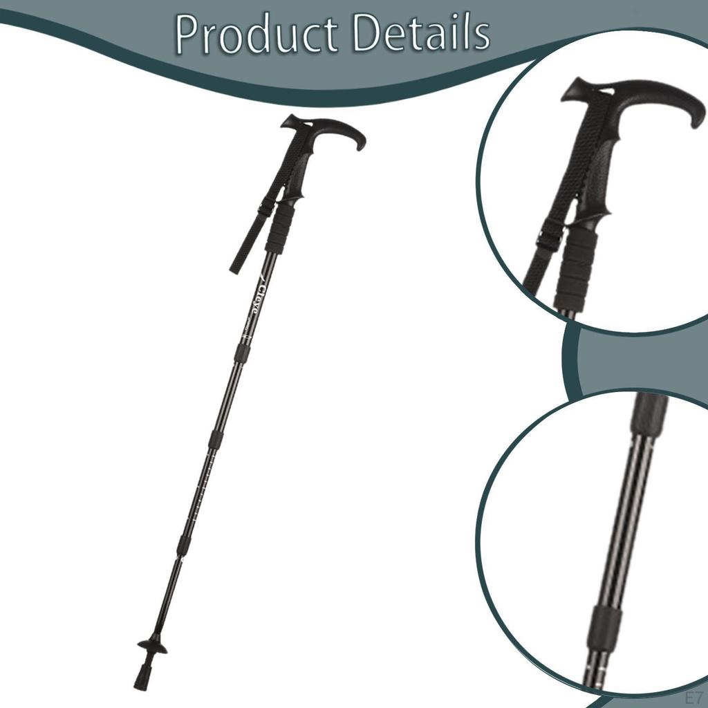 Hiking Poles Adjustable Portable Walking Cane for Backpacking