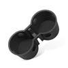 Car Console TPE Water Cup Holder Insert with Car Key Card Slot For Tesla Model Y 2021 2022 2023 2024 Model 3 2017-0223